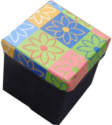 

Yellow Weaves Living & Bedroom Stool(Multicolor)