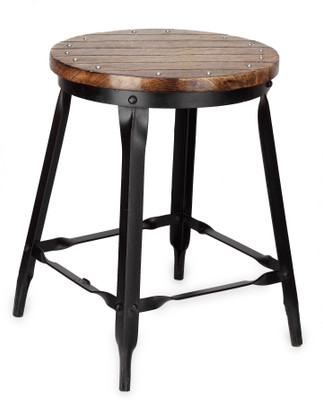 

Onlineshoppee Outdoor & Cafeteria Stool(Brown, Black)