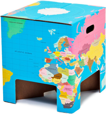 

Dutch Design Brand WorldCube Living & Bedroom Stool(Multicolor)