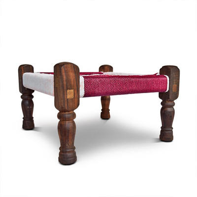 

Colorwood Outdoor & Cafeteria Stool(White, Pink)