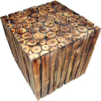 

MyWoodKart Stool(Brown)