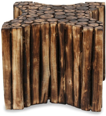 

Onlineshoppee Solid Wood Bar Stool(Finish Color - Brown)