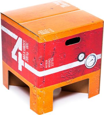 

Dutch Design Brand Heavy Metal Living & Bedroom Stool(Multicolor)
