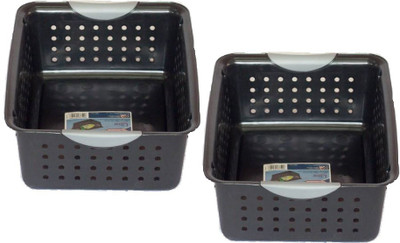 

Howards Sterlite Storage Basket(Pack of 2)