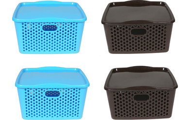 

CSM Combo Of 4 Big Baskets Storage Basket(Pack of 4)