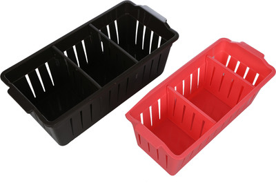 CSM Set of 2 Multipurpose Storage Basket- Medium/Big Storage Basket(Pack of 2)
