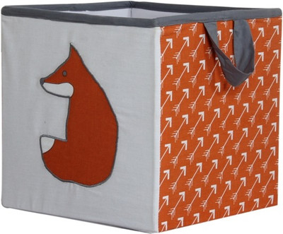 

Bacati Playful Fox Small Storage Box(Orange)