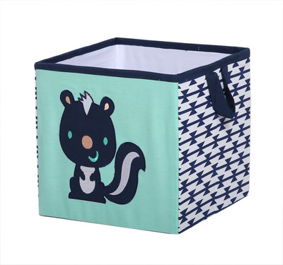 

Bacati Aztec Coral Mint Navy Small Storage Box(Multicolor)