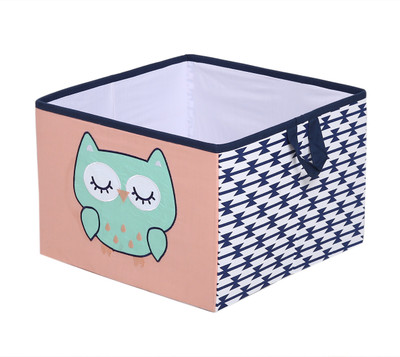 

Bacati Aztec Coral Mint Navy Large Storage Box(Multicolor)