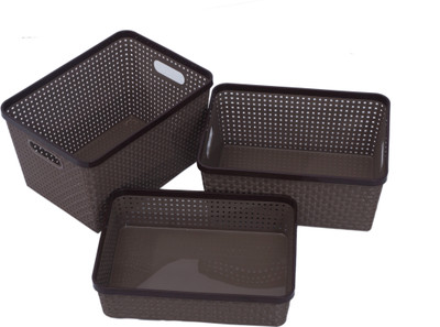 

Inside Designs Shelf Organizers(Brown)