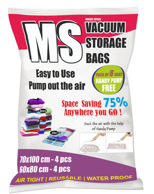 

Magic Space 8 bag 2016 High Volume Storage Vaccum Bags(Pack of 9)