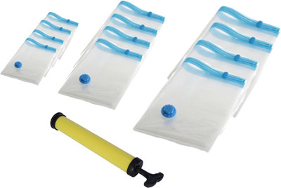 

Artek Set of 12 50x70 60x80 80x110 with Manual Air Pump Miscellaneous Storage Vaccum Bags(Pack of 13)