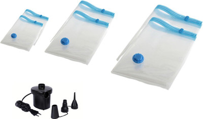 

Artek Set of 6 50x70 60x80 80x110 with Electric Air Pump Miscellaneous Storage Vaccum Bags(Pack of 7)