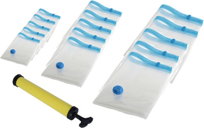 

Artek Set of 15 50x70 60x80 80x110 with Manual Air Pump Miscellaneous Storage Vaccum Bags(Pack of 16)