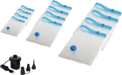 

Artek Set of 12 50x70 60x80 80x110 with Electric Air Pump Miscellaneous Storage Vaccum Bags(Pack of 13)