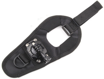 

yantralay 360ÃÂ° Rotatable Glove Style Wrist Strap Mount With Screw for Yi, SJCAM & GoPro HD Hero Action Cameras Strap(Black)