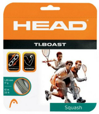 

Head Ti Boast 1.30 mm Squash String - 10 m(Silver)