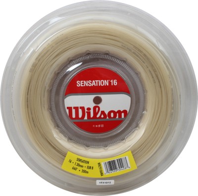 

Wilson Sensation 16 Reel 1.30 mm Tennis String - 660 feet(Natural)