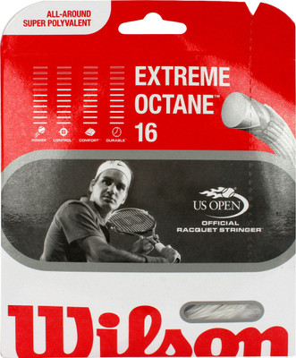 

Wilson Extreme Octane 16 1.30 mm Tennis String - 12.2 m(White)