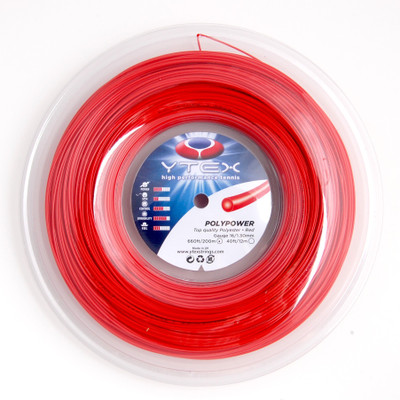 

Ytex PolyPower 1.30mm - 200m 1.30 Tennis String - 200(Red)