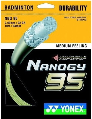 Yonex Nano BG 95 0.69 mm Badminton String - 10 m(Assorted)