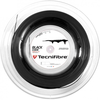 

Tecnifibre Black Code 1.3 Tennis String - 200 m(Black)