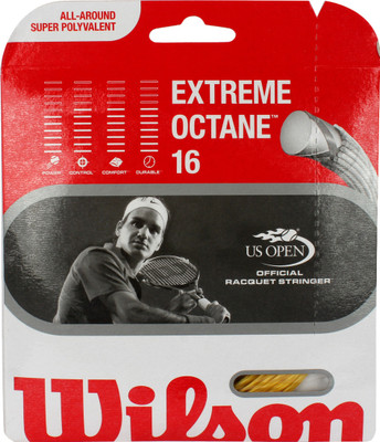 

Wilson Extreme Octane 16 1.30 mm Tennis String - 12.2 m(Gold)