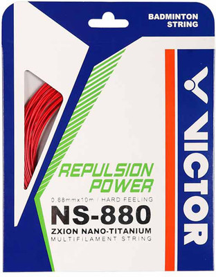 

Victor NS-880 Zti-D 0.68 Badminton String - 10 m(Red)