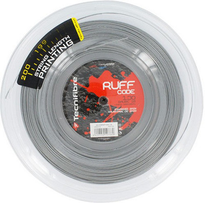 

Tecnifibre Ruff Code 1.3 Tennis String - 200 m(Silver)
