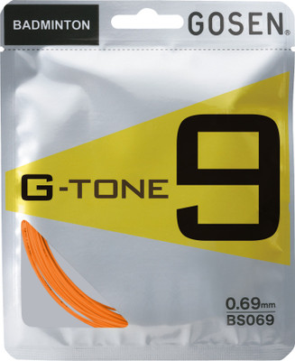 

Gosen G-Tone 9 - 0.69mm - 10m 0.69 Badminton String - 10(Orange)