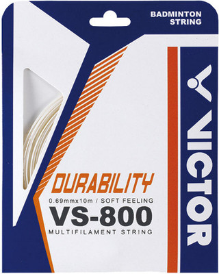 

Victor VS 800 0.69 Badminton String(White)