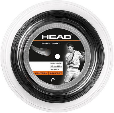 

Head Sonic Pro Edge Reel 1.30 Tennis String - 200 m(Grey)