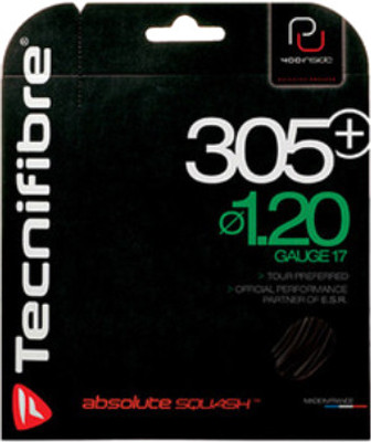 

Tecnifibre PU Black 305 Plus Noir 1.20 Squash String