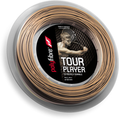 Polyfibre Tour Player 1.25mm 200m 1.25 Tennis String 200 m Brown