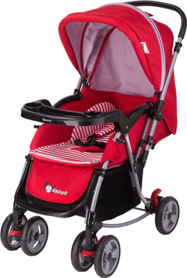 

Toyhouse 2 in1 Rocking Stroller M2077,Red Stroller(3, Red)