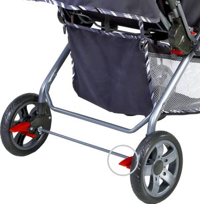 Luvlap Comfy Baby Stroller (Blue) 