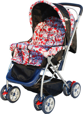 

Toyhouse Baby Stroller Pram, Red Stroller(5, Multicolor)