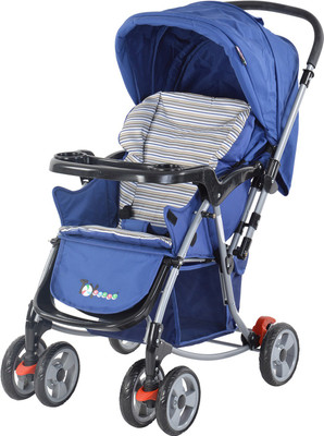 

Toyhouse 2 in1 Rocking Stroller M2077 Blue Stroller(3, Blue)