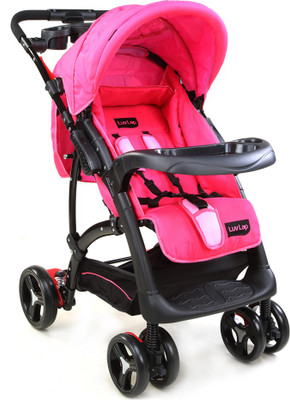LuvLap Sports Baby Stroller Stroller(Pink, Black), Black;pink