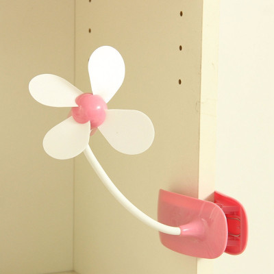 

Baby Grow Portable Clip Rechargeable USB Fan Stroller(Multi, Pink)