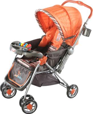 Sunbaby SB-200A Blue Circle Stroller (Orange) 