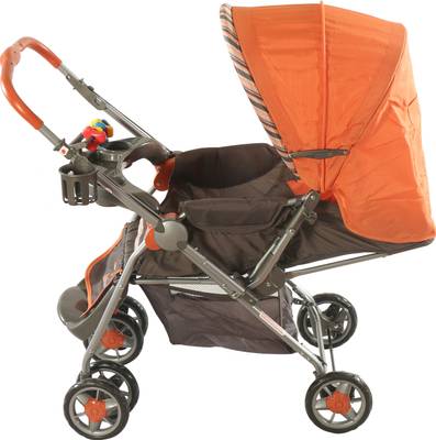 Sunbaby SB-200A Blue Circle Stroller (Orange) 