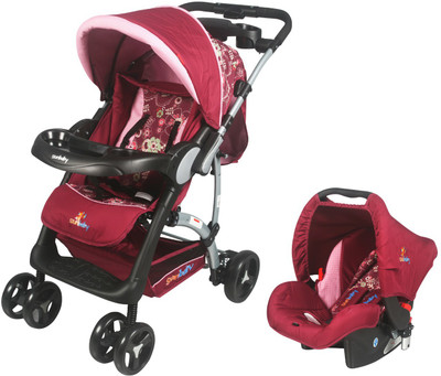 

Sunbaby Devine Travel System Stroller(4, Maroon)