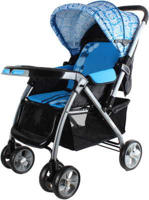 

abdc kids BABY PRAM _ STROLLER BR735B_BLUE Pram(Multi, Blue)