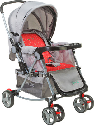 

LuvLap 2 in 1 Baby stroller with Rocker Stroller(3, Grey)