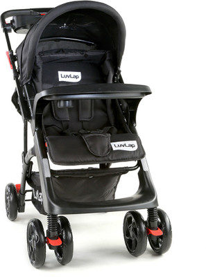 

LuvLap Sports Stroller - Black (For babies upto 25kgs) Stroller(3, Black)