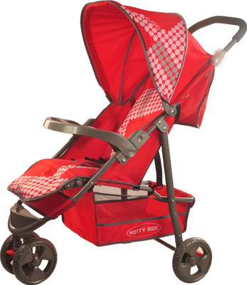 

Notty Ride Three Wheel Light Weight Baby Stroller (Red) Pram(Red)