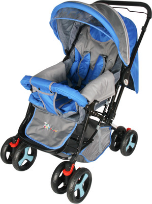 

Toy House Baby Stroller Stylish Pram Pram(3, Blue)