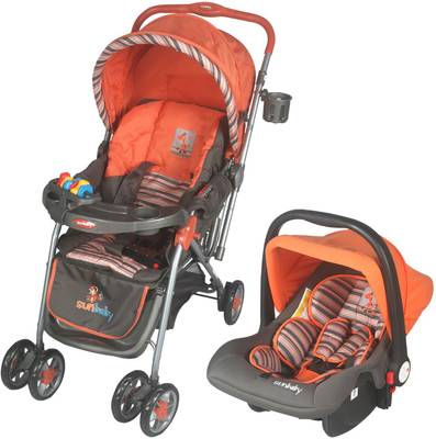 Sunbaby Tropical Travel System (Orange) 