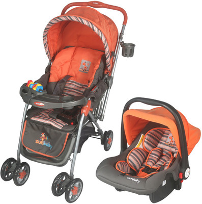 

Sunbaby Tropical Travel System Stroller(3, Orange)